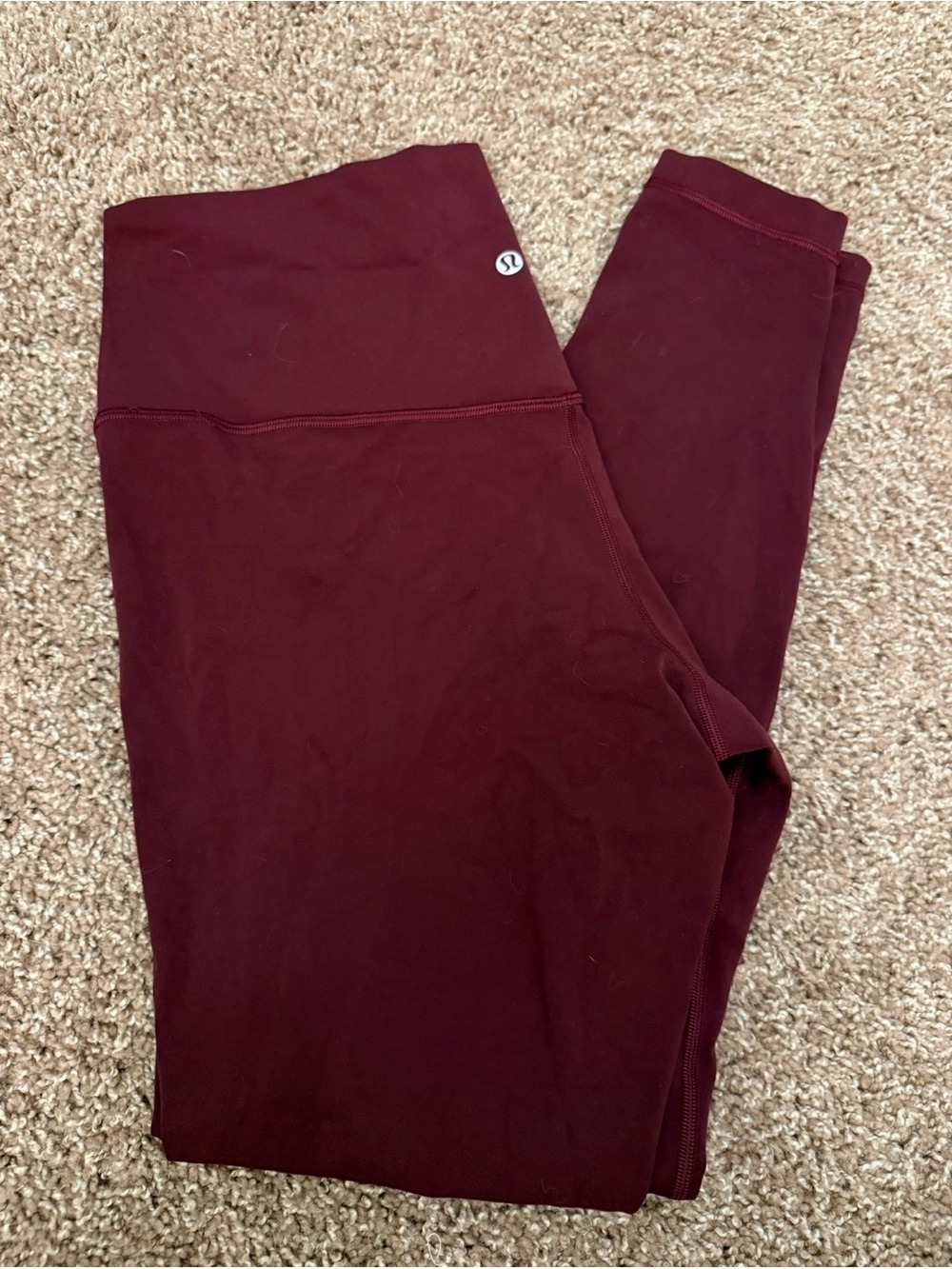 Lululemon Burgundy Align Leggings